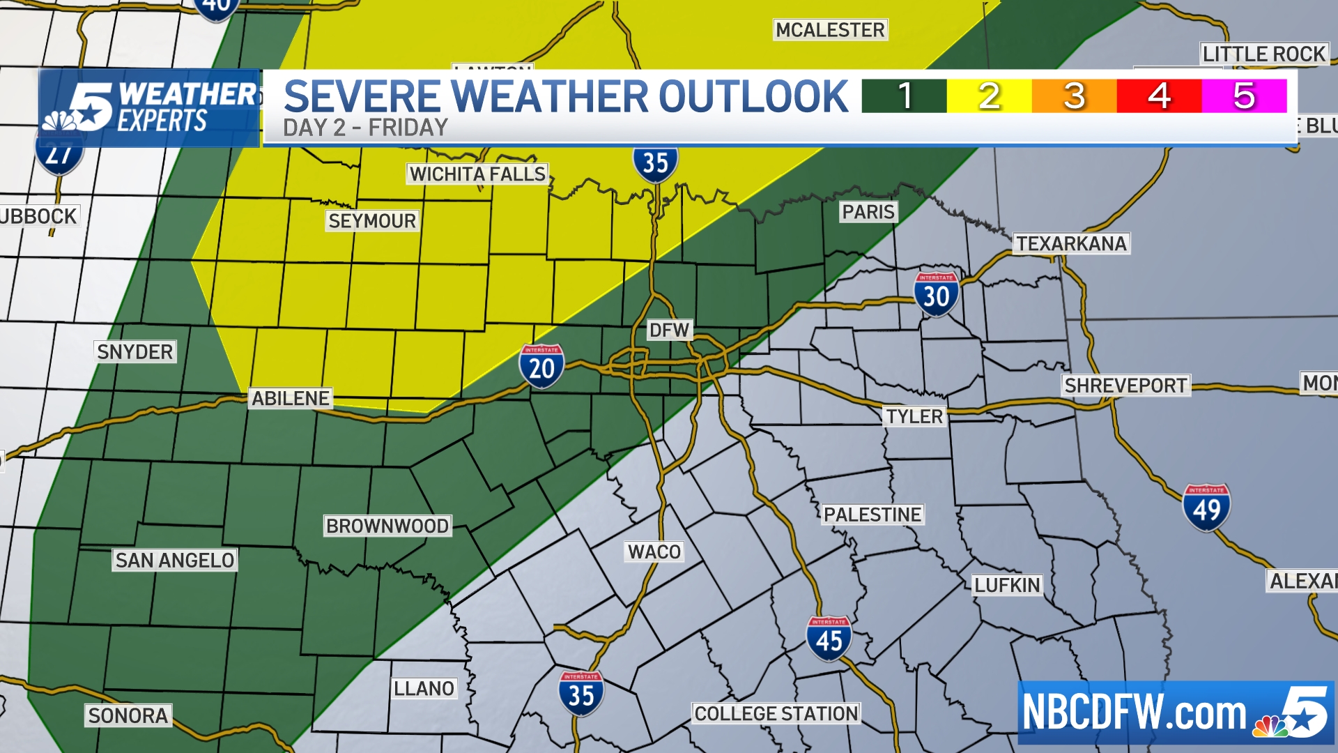 Day 2 Severe Weather Outlook